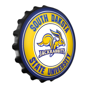 South Dakota State Jackrabbits: Bottle Cap Wall Sign - The Fan-Brand