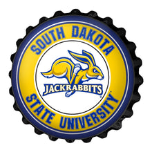 Load image into Gallery viewer, South Dakota State Jackrabbits: Bottle Cap Wall Sign - The Fan-Brand