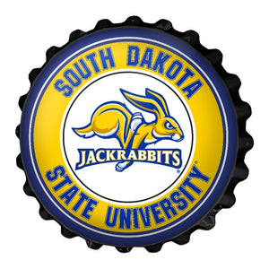 South Dakota State Jackrabbits: Bottle Cap Wall Sign - The Fan-Brand