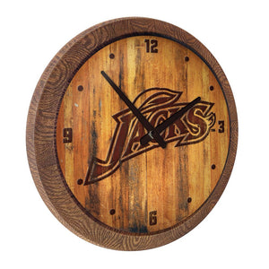 South Dakota State Jackrabbits: Branded "Faux" Barrel Top Wall Clock - The Fan-Brand
