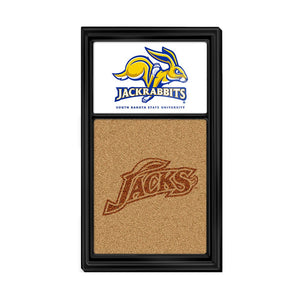 South Dakota State Jackrabbits: Dual Logo Cork Note Board - The Fan-Brand