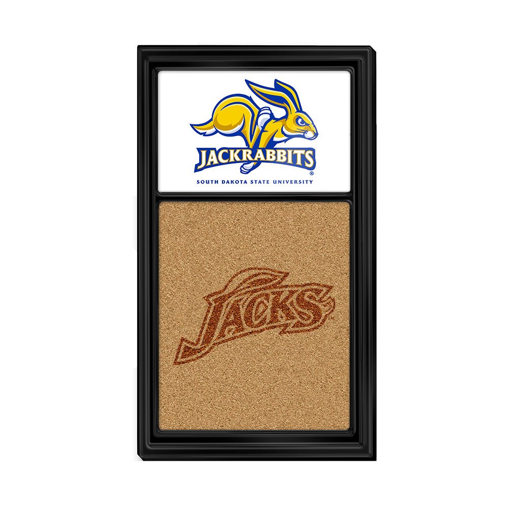 South Dakota State Jackrabbits: Dual Logo Cork Note Board - The Fan-Brand