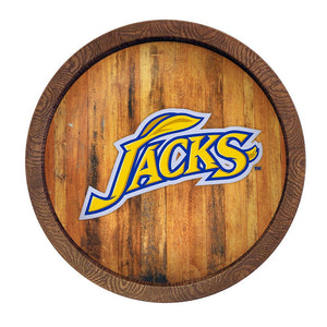 South Dakota State Jackrabbits: "Faux" Barrel Top Sign - The Fan-Brand