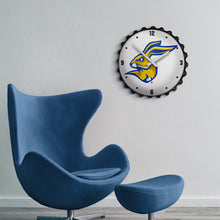 Load image into Gallery viewer, South Dakota State Jackrabbits: Jack - Bottle Cap Wall Clock - The Fan-Brand