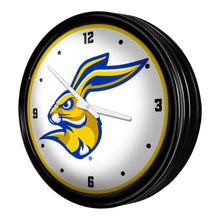 Load image into Gallery viewer, South Dakota State Jackrabbits: Jack - Retro Lighted Wall Clock - The Fan-Brand