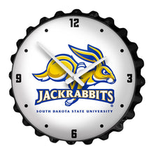 Load image into Gallery viewer, South Dakota State Jackrabbits: Mascot - Bottle Cap Wall Clock - The Fan-Brand