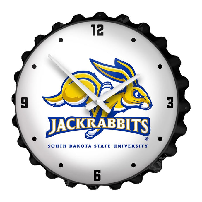 South Dakota State Jackrabbits: Mascot - Bottle Cap Wall Clock - The Fan-Brand