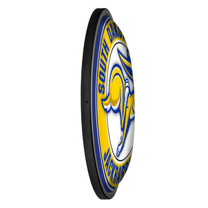 South Dakota State Jackrabbits: Mascot - Round Slimline Lighted Wall Sign - The Fan-Brand