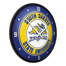 Load image into Gallery viewer, South Dakota State Jackrabbits: Modern Disc Wall Clock - The Fan-Brand