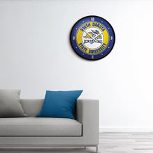 Load image into Gallery viewer, South Dakota State Jackrabbits: Modern Disc Wall Clock - The Fan-Brand