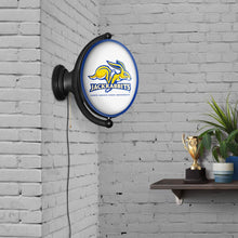 Load image into Gallery viewer, South Dakota State Jackrabbits: Original Oval Rotating Lighted Wall Sign - The Fan-Brand