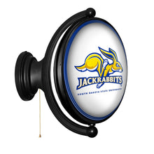 Load image into Gallery viewer, South Dakota State Jackrabbits: Original Oval Rotating Lighted Wall Sign - The Fan-Brand