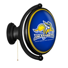 Load image into Gallery viewer, South Dakota State Jackrabbits: Original Oval Rotating Lighted Wall Sign - The Fan-Brand