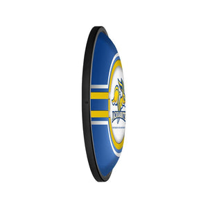 South Dakota State Jackrabbits: Oval Slimline Lighted Wall Sign - The Fan-Brand