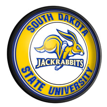 Load image into Gallery viewer, South Dakota State Jackrabbits: Round Slimline Lighted Wall Sign - The Fan-Brand