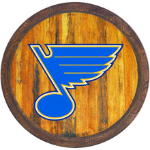 Load image into Gallery viewer, St. Louis Blues: &quot;Faux&quot; Barrel Top Sign - The Fan-Brand