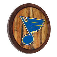 Load image into Gallery viewer, St. Louis Blues: &quot;Faux&quot; Barrel Top Sign - The Fan-Brand
