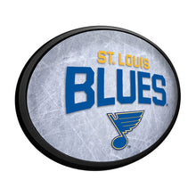 Load image into Gallery viewer, St. Louis Blues: Ice Rink - Oval Slimline Lighted Wall Sign - The Fan-Brand