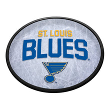 Load image into Gallery viewer, St. Louis Blues: Ice Rink - Oval Slimline Lighted Wall Sign - The Fan-Brand