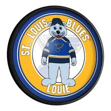 Load image into Gallery viewer, St. Louis Blues: Louie - Round Slimline Lighted Wall Sign - The Fan-Brand