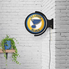Load image into Gallery viewer, St. Louis Blues: Original Round Rotating Lighted Wall Sign - The Fan-Brand