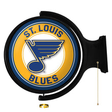 Load image into Gallery viewer, St. Louis Blues: Original Round Rotating Lighted Wall Sign - The Fan-Brand