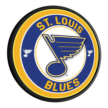 Load image into Gallery viewer, St. Louis Blues: Round Slimline Lighted Wall Sign - The Fan-Brand