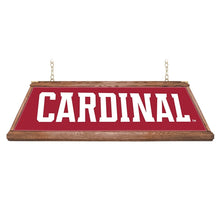 Load image into Gallery viewer, Stanford Cardinal: Cardinal - Premium Wood Pool Table Light - The Fan-Brand