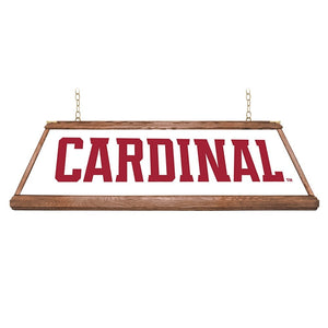 Stanford Cardinal: Cardinal - Premium Wood Pool Table Light - The Fan-Brand