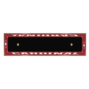Stanford Cardinal: Cardinal - Premium Wood Pool Table Light - The Fan-Brand
