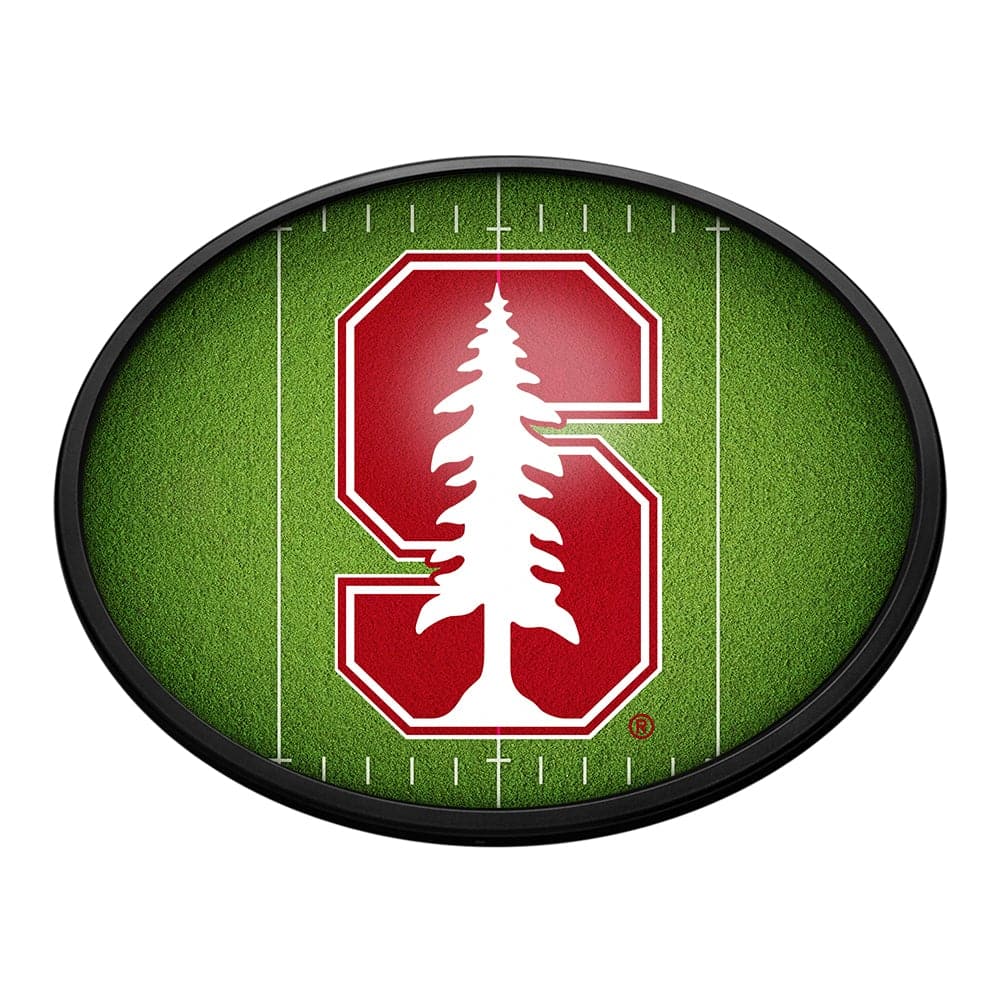 Stanford Cardinals: On the 50 - Oval Slimline Lighted Wall Sign - The Fan-Brand