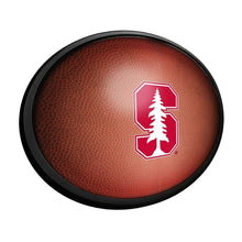 Load image into Gallery viewer, Stanford Cardinals: Pigskin - Oval Slimline Lighted Wall Sign - The Fan-Brand
