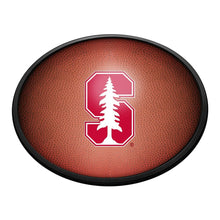 Load image into Gallery viewer, Stanford Cardinals: Pigskin - Oval Slimline Lighted Wall Sign - The Fan-Brand