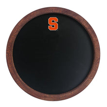 Load image into Gallery viewer, Syracuse Orange: Chalkboard &quot;Faux&quot; Barrel Top Sign - The Fan-Brand