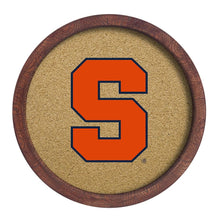 Load image into Gallery viewer, Syracuse Orange: &quot;Faux&quot; Barrel Framed Cork Board - The Fan-Brand