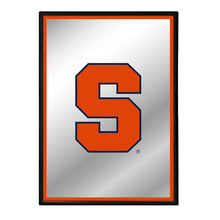 Load image into Gallery viewer, Syracuse Orange: Logo - Framed Mirrored Wall Sign - The Fan-Brand