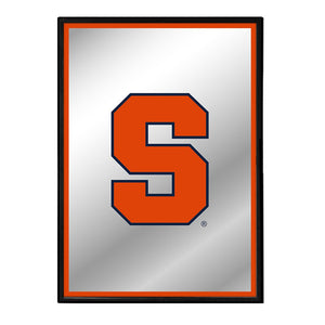 Syracuse Orange: Logo - Framed Mirrored Wall Sign - The Fan-Brand