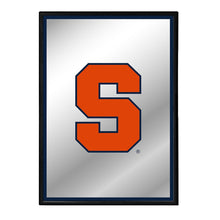 Load image into Gallery viewer, Syracuse Orange: Logo - Framed Mirrored Wall Sign - The Fan-Brand