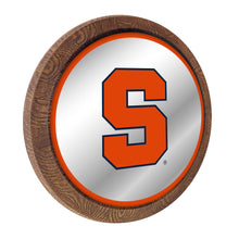 Load image into Gallery viewer, Syracuse Orange: Mirrored Barrel Top Mirrored Wall Sign - The Fan-Brand