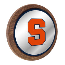 Load image into Gallery viewer, Syracuse Orange: Mirrored Barrel Top Mirrored Wall Sign - The Fan-Brand