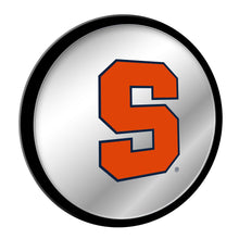 Load image into Gallery viewer, Syracuse Orange: Modern Disc Mirrored Wall Sign - The Fan-Brand