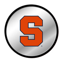 Load image into Gallery viewer, Syracuse Orange: Modern Disc Mirrored Wall Sign - The Fan-Brand