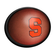 Load image into Gallery viewer, Syracuse Orange: Pigskin - Oval Slimline Lighted Wall Sign - The Fan-Brand