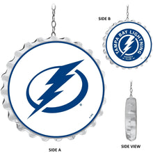 Load image into Gallery viewer, Tampa Bay Lightning: Bottle Cap Dangler - The Fan-Brand