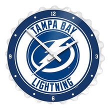 Load image into Gallery viewer, Tampa Bay Lightning: Bottle Cap Wall Clock - The Fan-Brand