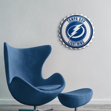 Load image into Gallery viewer, Tampa Bay Lightning: Bottle Cap Wall Sign - The Fan-Brand