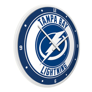 Tampa Bay Lightning: Modern Disc Wall Clock - The Fan-Brand