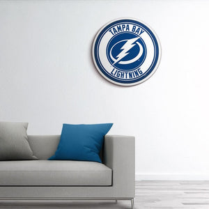 Tampa Bay Lightning: Modern Disc Wall Sign - The Fan-Brand