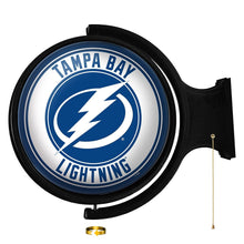 Load image into Gallery viewer, Tampa Bay Lightning: Original Round Rotating Lighted Wall Sign - The Fan-Brand