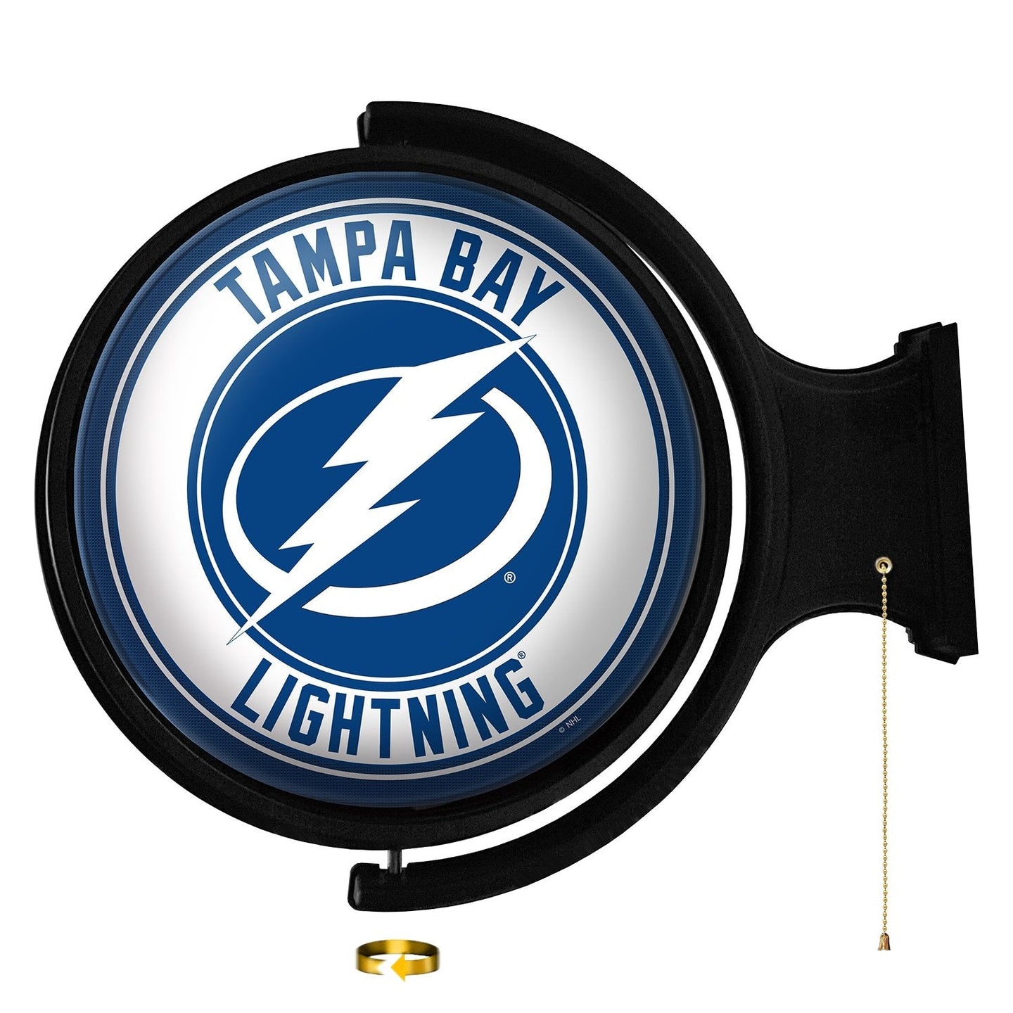 Tampa Bay Lightning: Original Round Rotating Lighted Wall Sign - The Fan-Brand